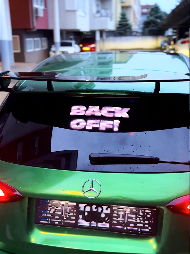 LED Car Display - Custom Messages